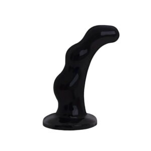 Mini Plug Anal Iniciaci?n Curvo Texturado Dilatador Unisex